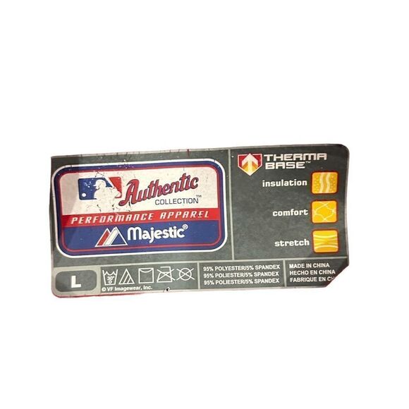 Texas Rangers Majestic Therma Base Hoodie Red Size L mlb baseball - Picture 4 of 5